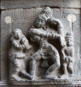 Karana Karihasta in the Chidambaram temple