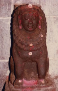 Sphinx of India, purushamriga, in the Chidambaram Nataraja temple