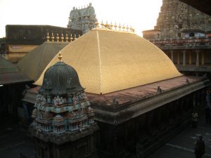 Chit Sabha with Golden Roof, Shiva Nataraja in the Chidambaram temple