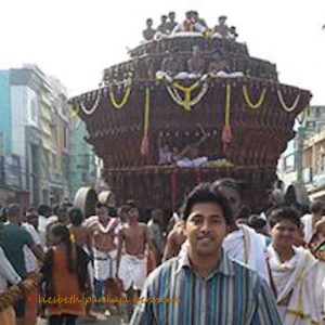 Chidambaram Nataraja temple, the renovated festival chariot. 